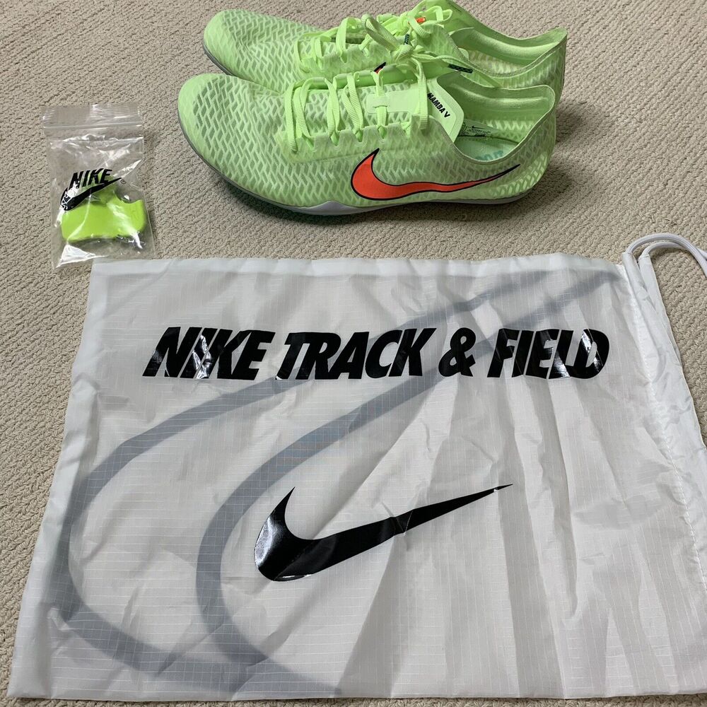 Nike Zoom Mamba V 5 Track & Field Shoes Men's Size 11.5 AJ1697-700 With Spikes